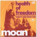 MOAN Health Of Freedom / Won't You Love Me (Polydor 2050 074) Holland 1971 PS 45